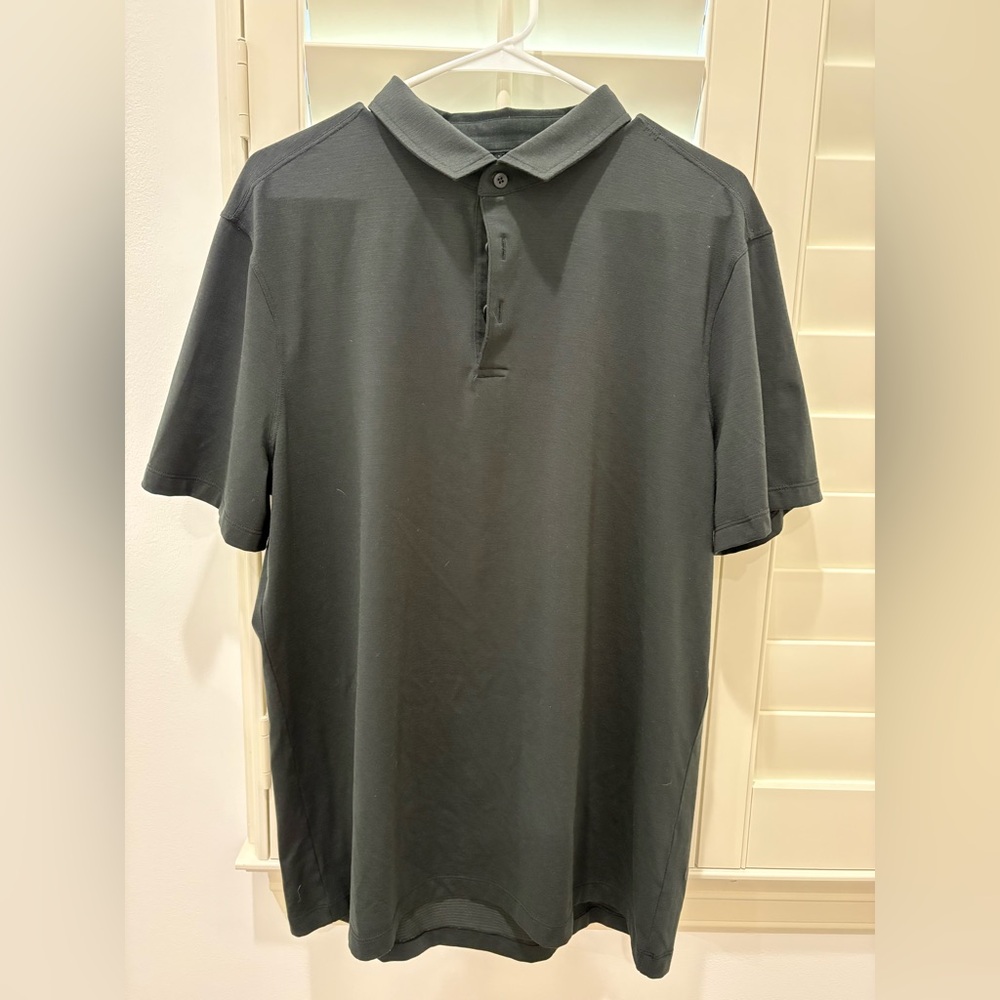 lululemon athletica Dark Gray Polo Shirt